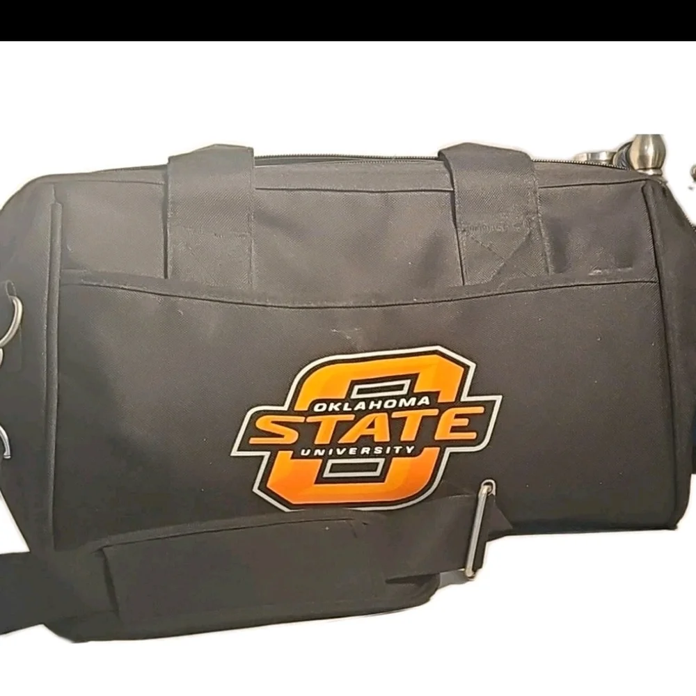 Oklahoma State Duffle Bag Blk Sz Medium Normcore Academia Boho Y2k Cottagec[Top]
